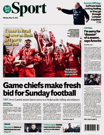 Belfast Telegraph Backpage