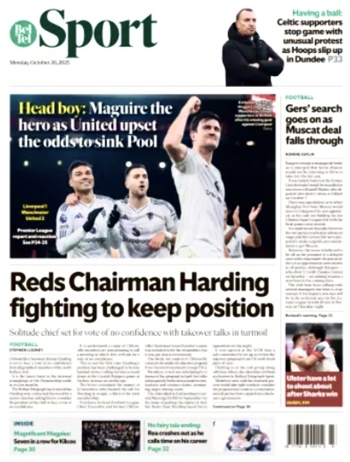Belfast Telegraph Backpage