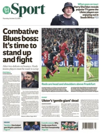 Belfast Telegraph Backpage