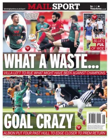 Birmingham Mail Backpage