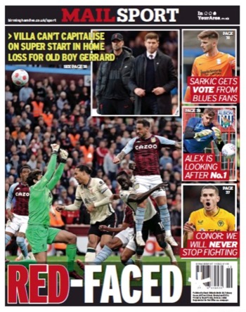 Birmingham Mail Backpage