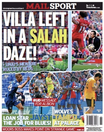 Birmingham Mail Backpage