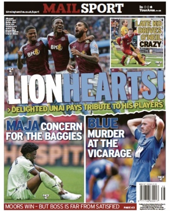 Birmingham Mail Backpage