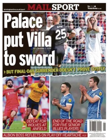 Birmingham Mail Backpage
