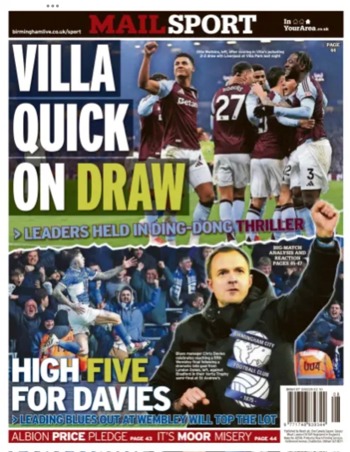 Birmingham Mail Backpage