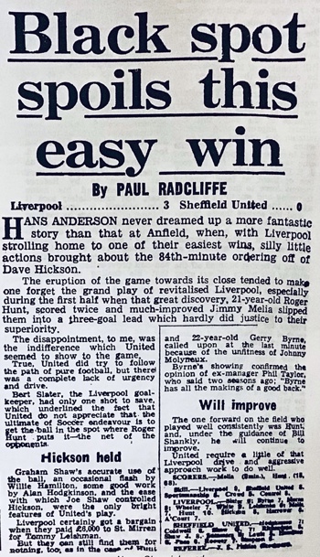 Black Spot Spoils Win