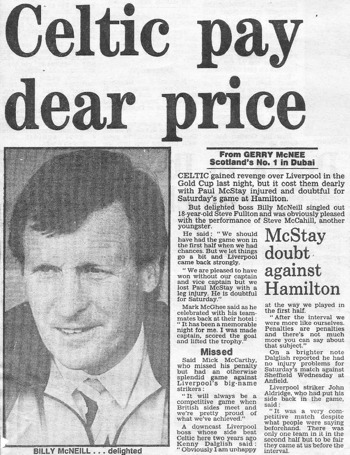 Celtic Pay Dear Price