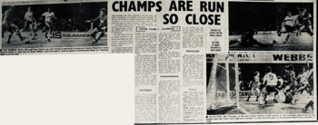 Champs Are Run So Close