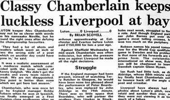 Classy Chamberlain keeps luckless Liverpool at bay