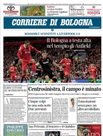 Corrierre Dello Di Bologna Cover
