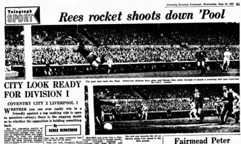 Coventry Evening Telegraph Cutting