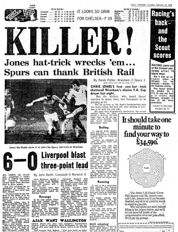 Daily Express Back Page