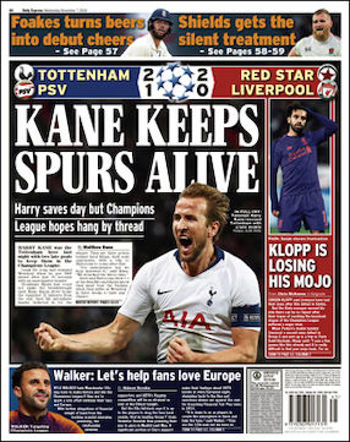 Daily Express Back Page