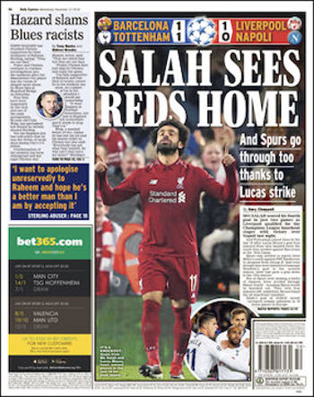 Daily Express Backpage