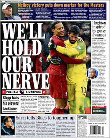 Daily Express Backpage