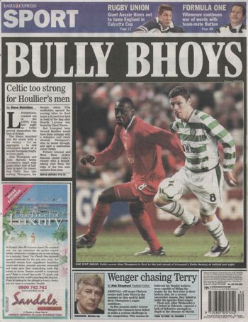 Daily Express Backpage