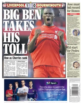 Daily Express Backpage