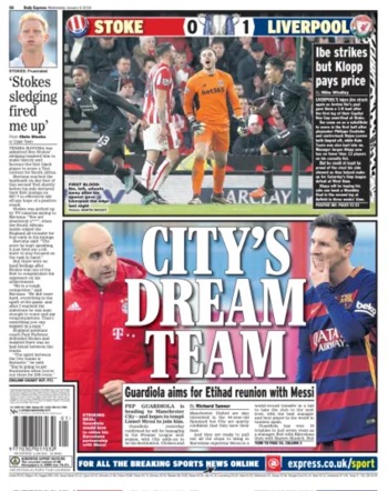 Daily Express Backpage