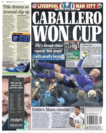 Daily Express Backpage