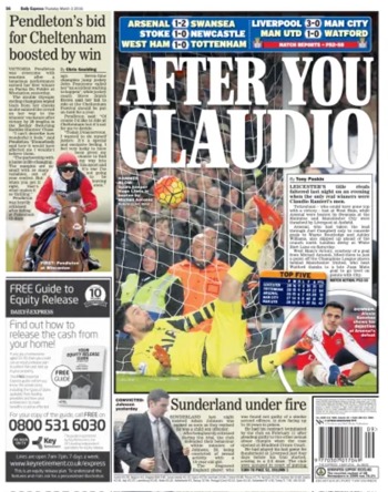 Daily Express Backpage