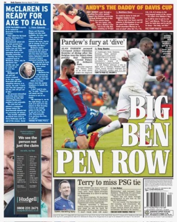 Daily Express Backpage