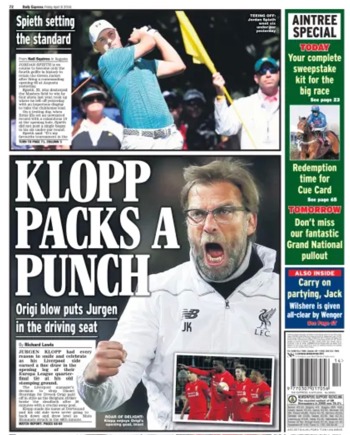 Daily Express Backpage