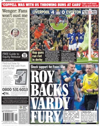 Daily Express Backpage