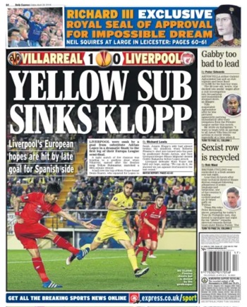 Daily Express Backpage