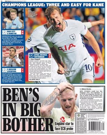 Daily Express Backpage
