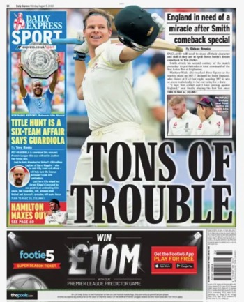 Daily Express Backpage