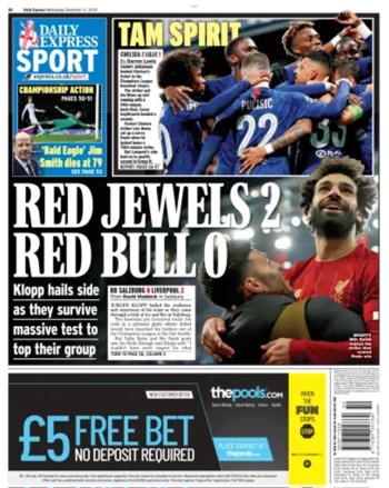 Daily Express Backpage
