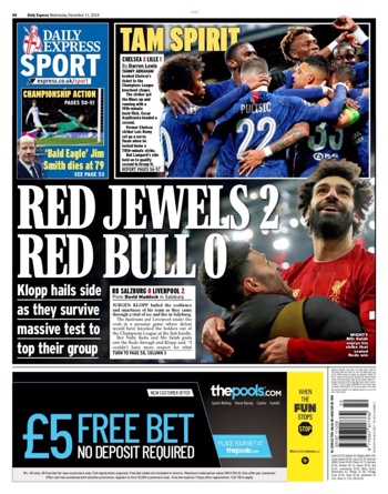 Daily Express Backpage