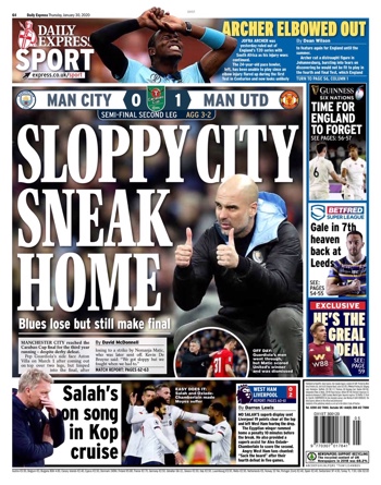 Daily Express Backpage