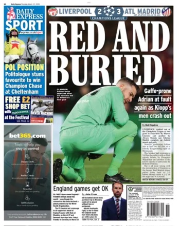 Daily Express Backpage