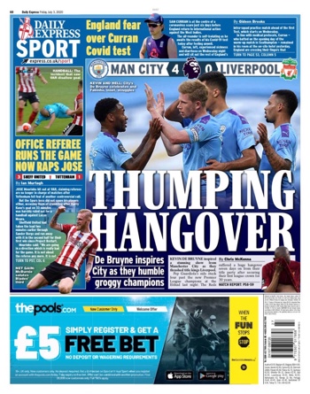 Daily Express Backpage