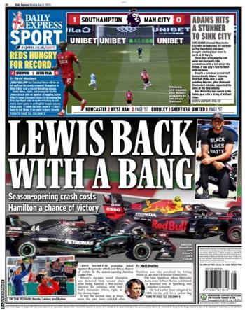 Daily Express Backpage