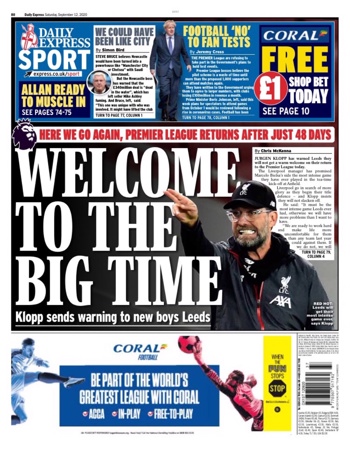 Daily Express Backpage
