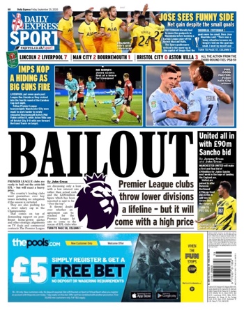 Daily Express Backpage