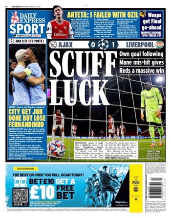 Daily Express Backpage