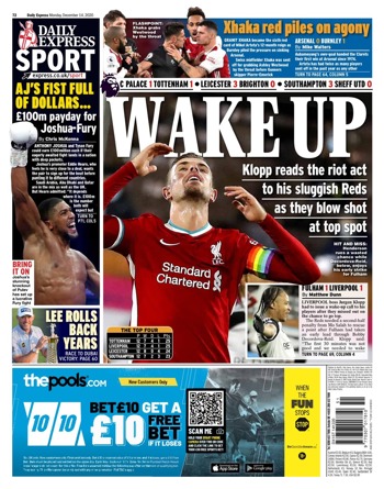 Daily Express Backpage