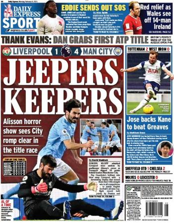 Daily Express Backpage