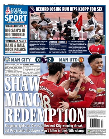 Daily Express Backpage
