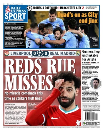 Daily Express Backpage