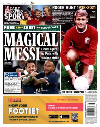 Daily Express Backpage