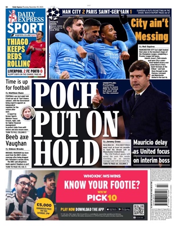 Daily Express Backpage