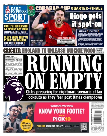Daily Express Backpage