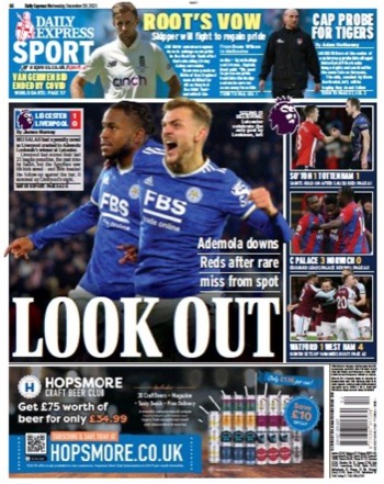 Daily Express Backpage