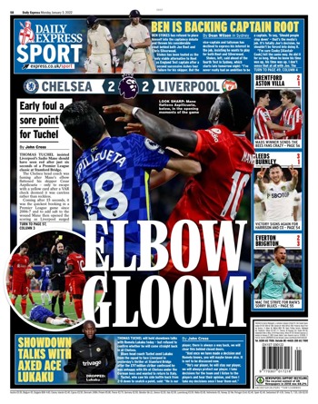 Daily Express Backpage