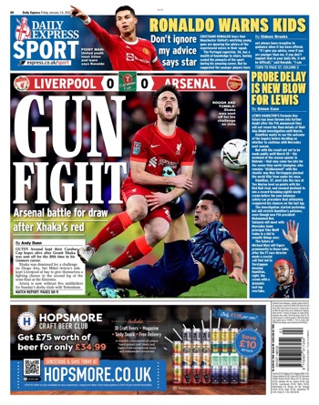 Daily Express Backpage