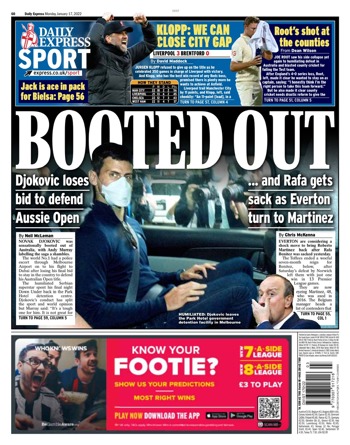 Daily Express Backpage